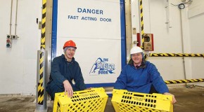 New Eiger freezer door installed as business heats up at leading meat packaging company