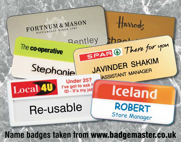 Research finds staff name badges raise customer satisfaction by 12% ...