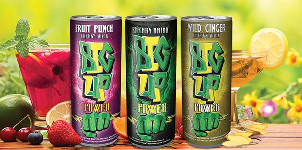 Big-Up-Energy-Drink--Fruit-Punch,-Orignal-and-Wild-Ginger-flavours