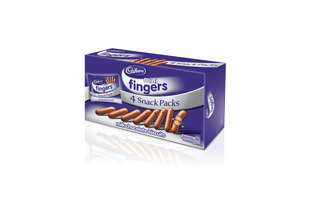 Fingers snack packs - Milk Chocolate 3D
