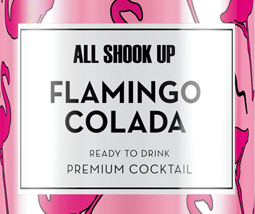 On Trend Cocktail Brand All Shook Up Today Launches Its Newest Flavour Exclusively Into Tesco Flamingo Colada Grocery Trader