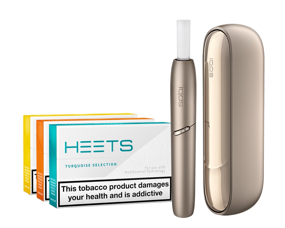 IQOS-DUO-with-3-HEETS_GOLD | Grocery Trader