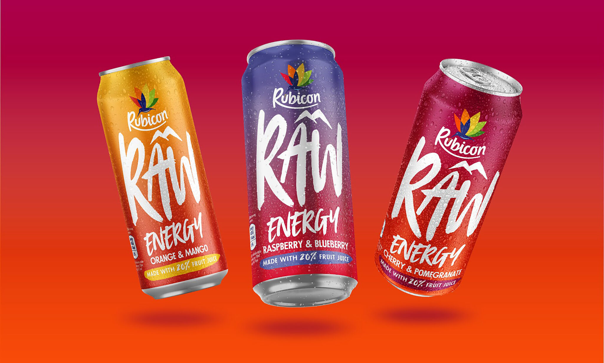 Barr Soft Drinks unleash a new force in energy drinks with Rubicon Raw