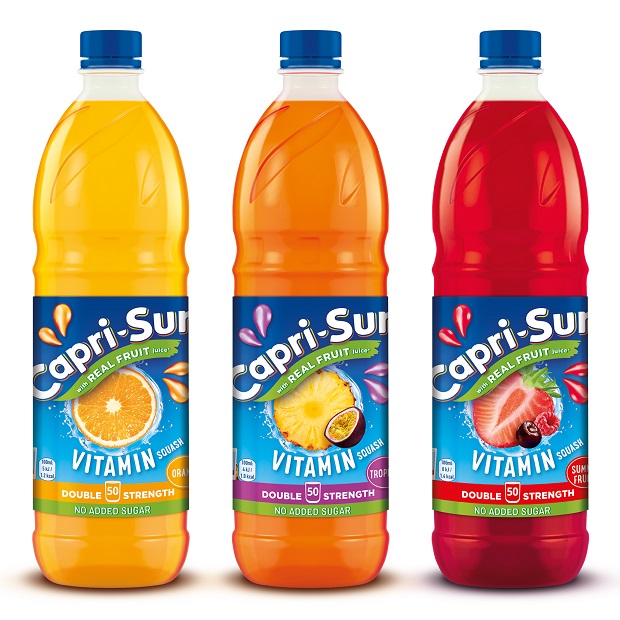 Capri-Sun No Added Sugar Vitamin Tropical Squash - ASDA Groceries
