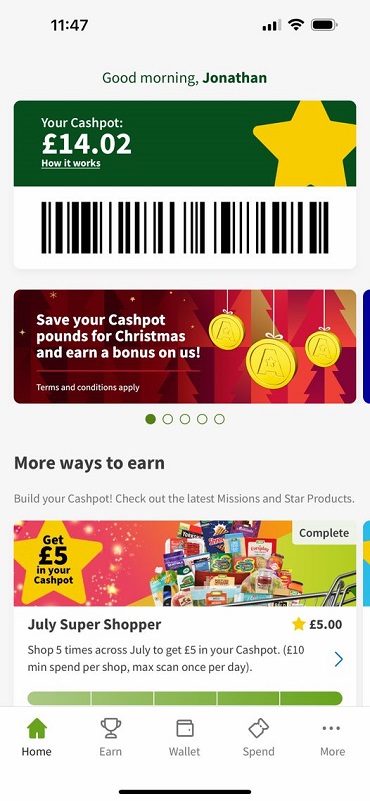 Asda launches new Christmas savings feature in its loyalty app