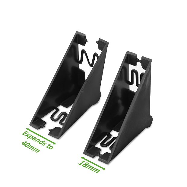 Yyangz 12PCS V-Corner Edge Protectors Plastic Right Angle Carton